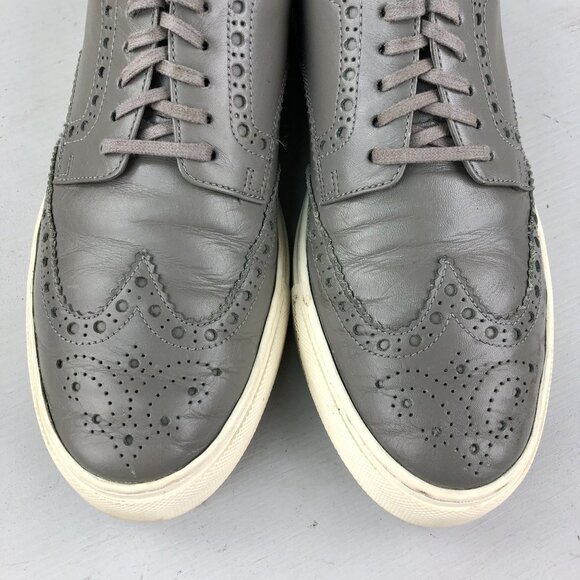 Cole Haan Men\'s Size 8M Winslow Grand Series Grey Leather Wingtip Sneakers Shoes main image 14